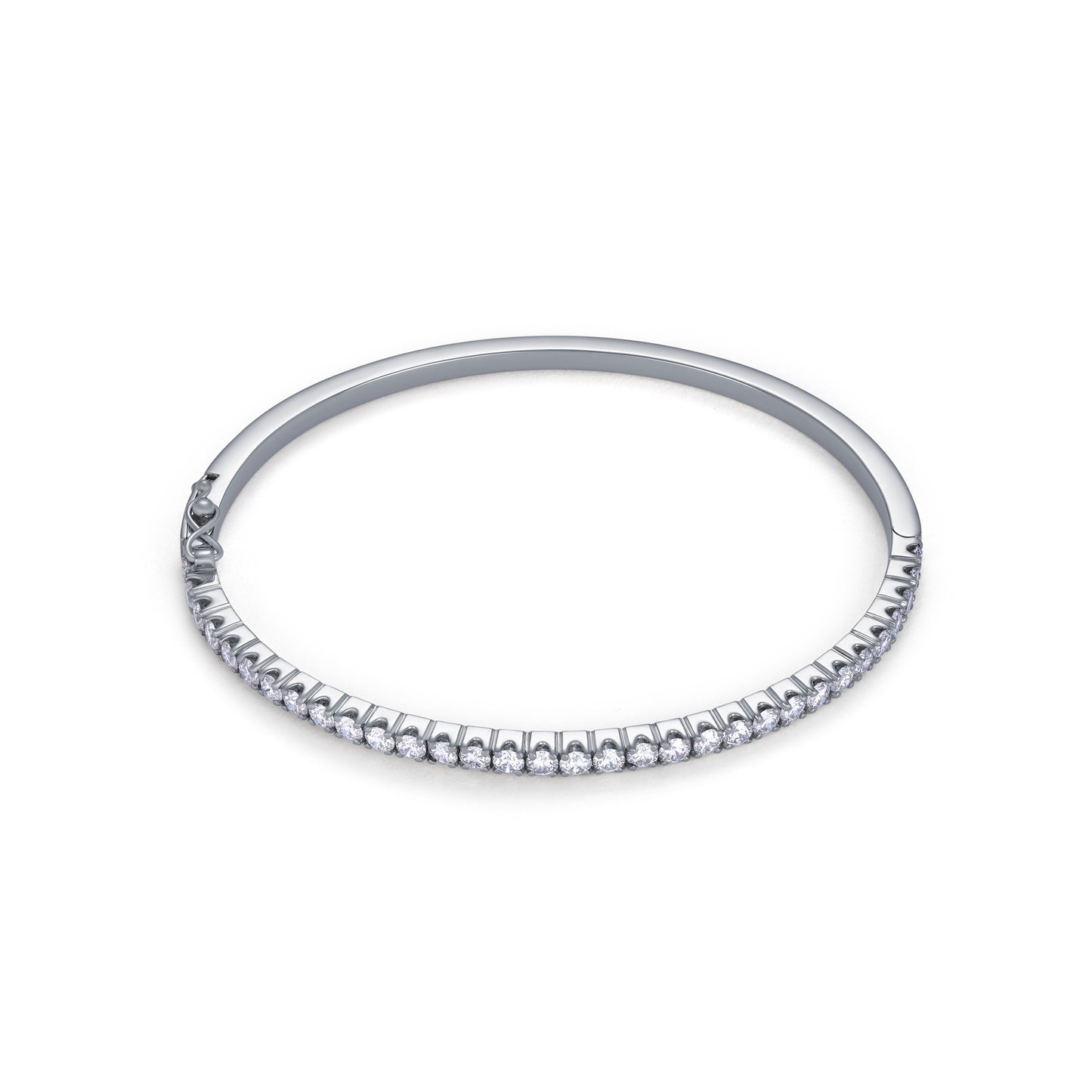 Diamond Hinged Bangle