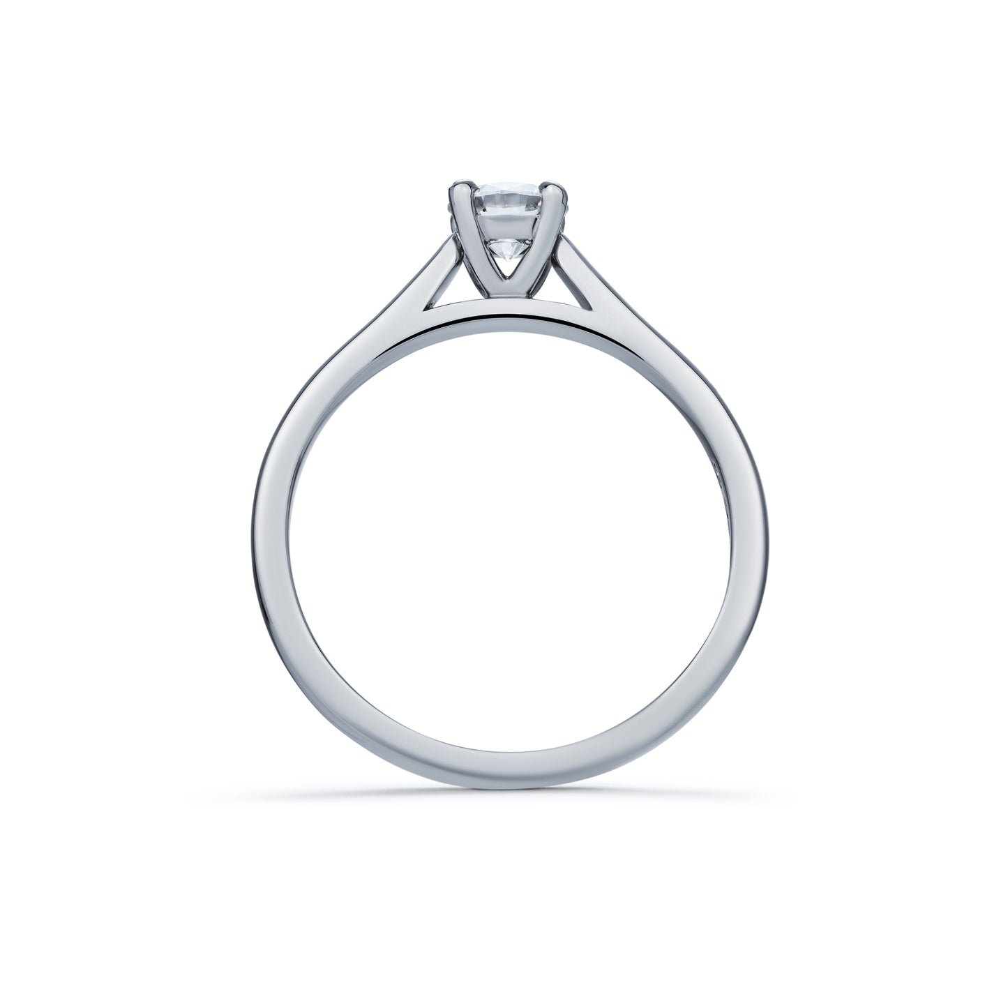 Claw Set 0.40ct Round Brilliant Diamond Ring