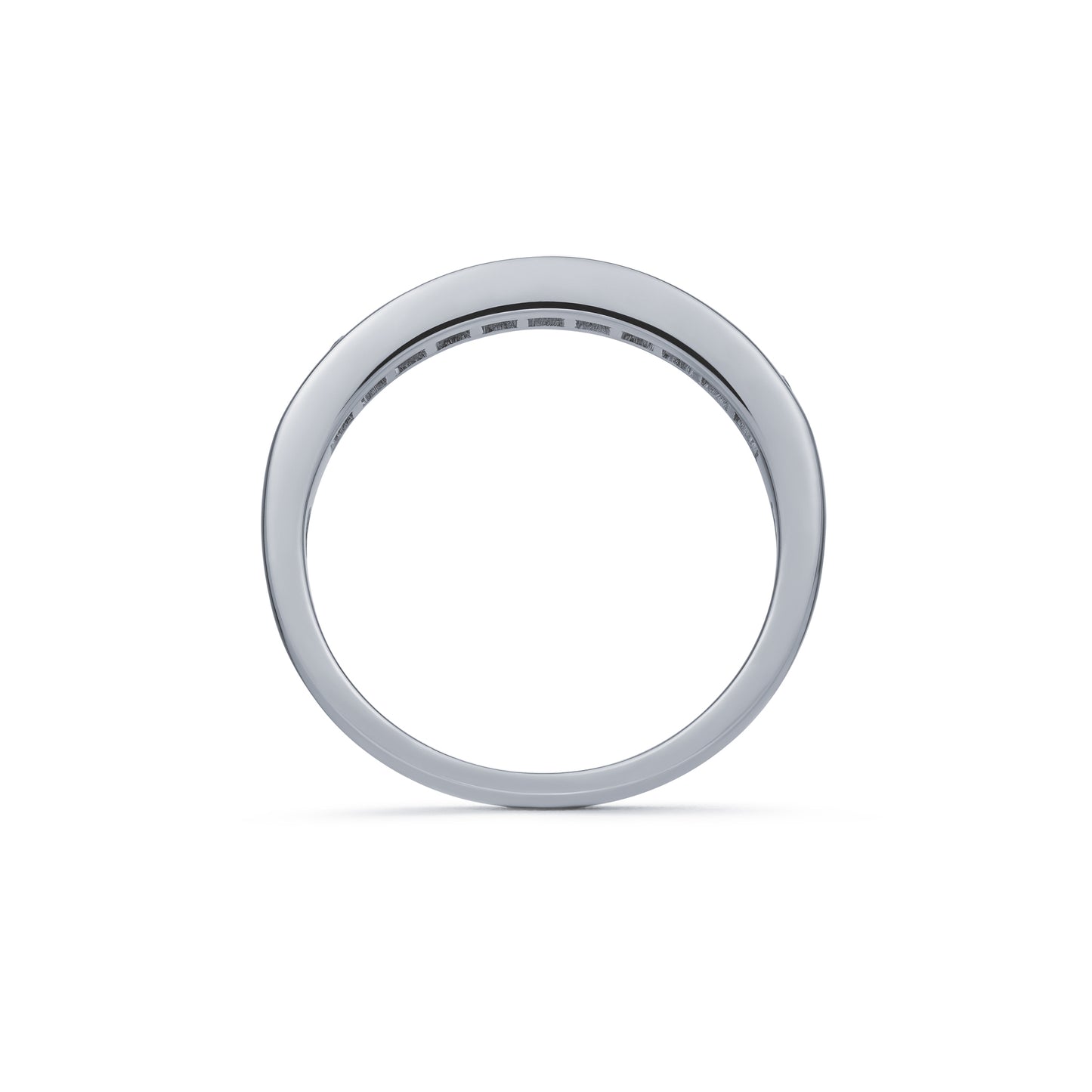 Channel Set Eleven Stone Diamond Half Eternity Ring 0.43ct
