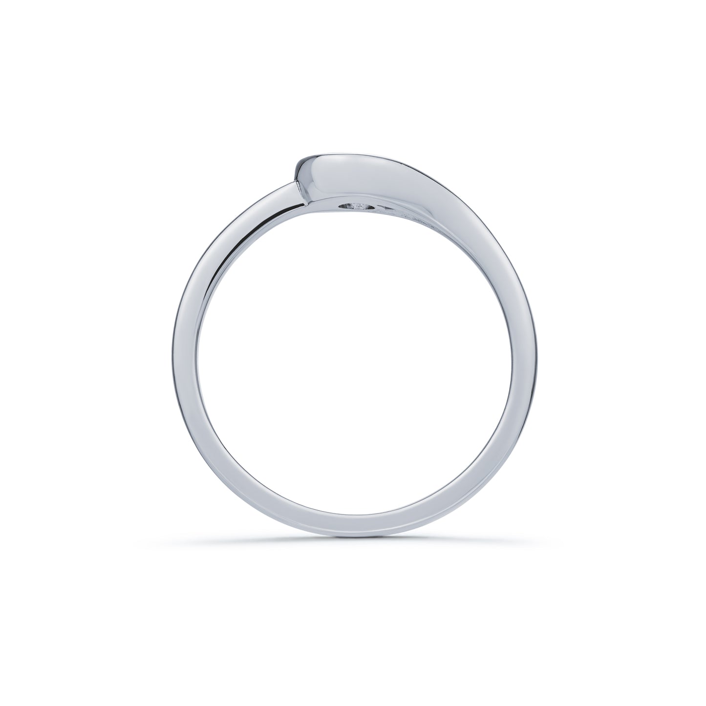 Open Tear Drop Shape 0.26ct Solitaire Ring