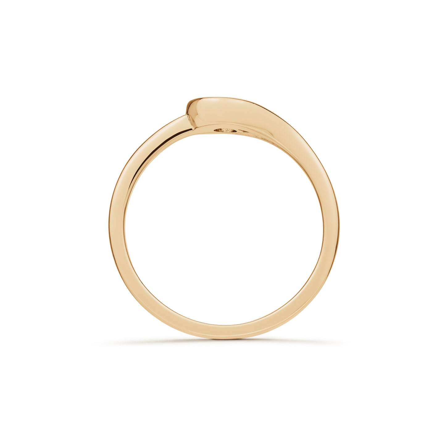 Open Tear Drop Shape 0.26ct Solitaire Ring