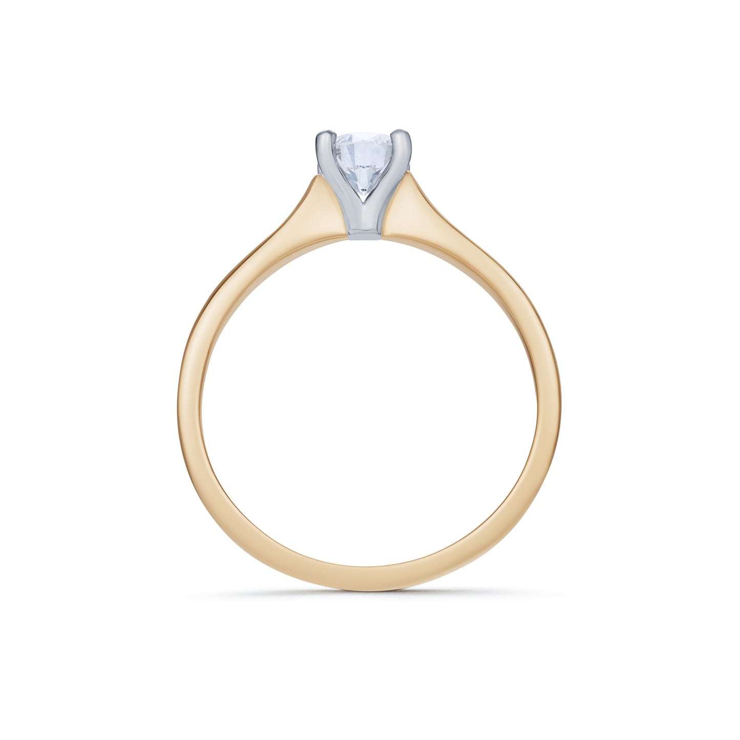 Claw Set Solitaire 0.50ct Round Brilliant Diamond Ring