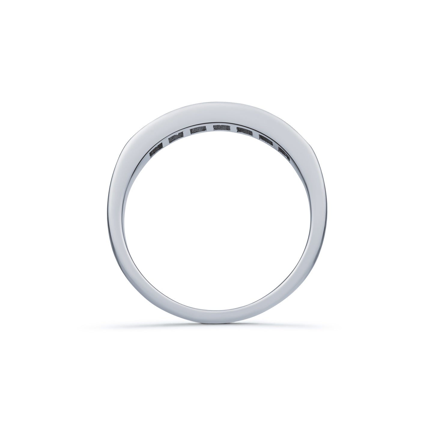 Diamond Princess Cut Seven Stone Half Eternity Ring 0.70ct