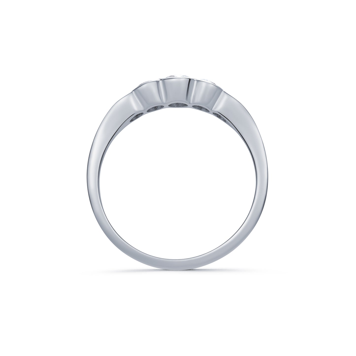 Tapered Diamond Five Stone Ring