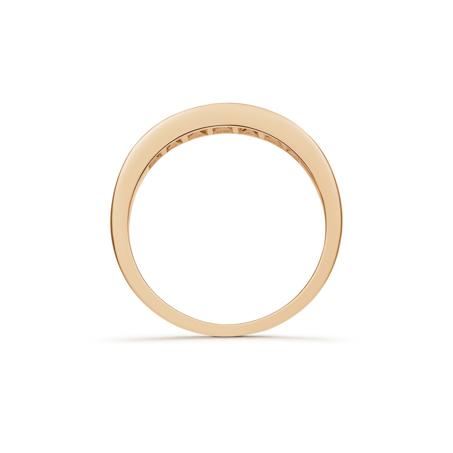 Seven Stone Graduated Sapphire and Diamond Half Eternity Ring