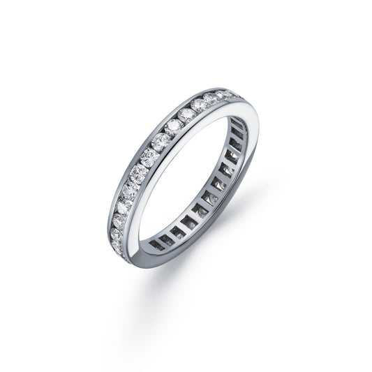 Diamond Round Brilliant Channel Set Full Eternity Ring 1.00ct