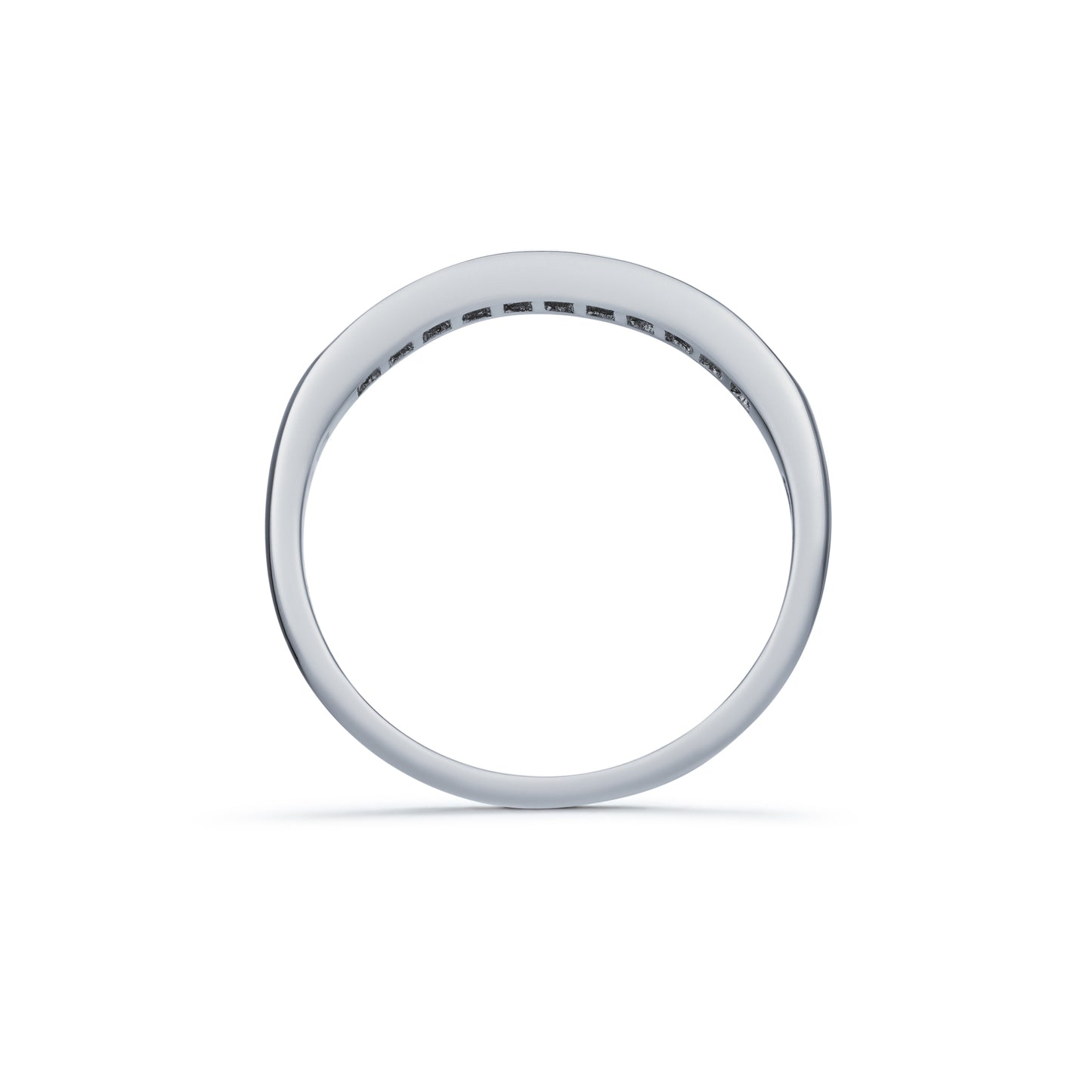 Diamond Round Brilliant Channel Set Half Eternity Ring 0.22ct