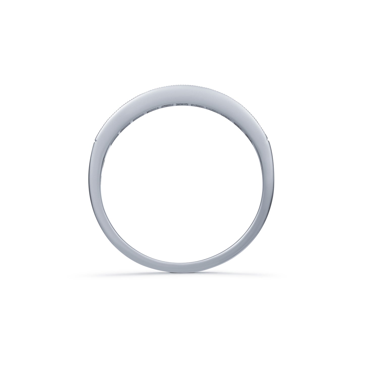 Eleven Stone Diamond Grain Set Half Eternity Ring