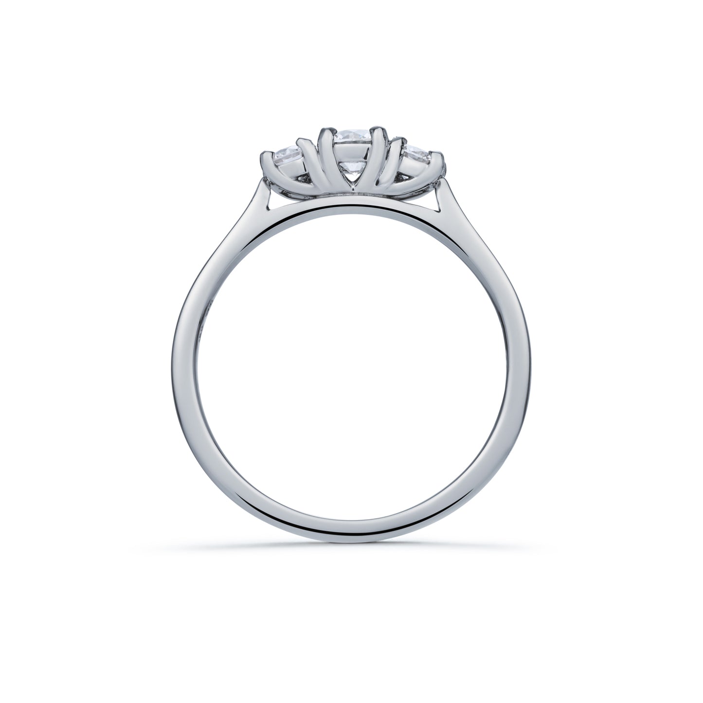 Three Stone Graduated Diamond Ring 0.49ct