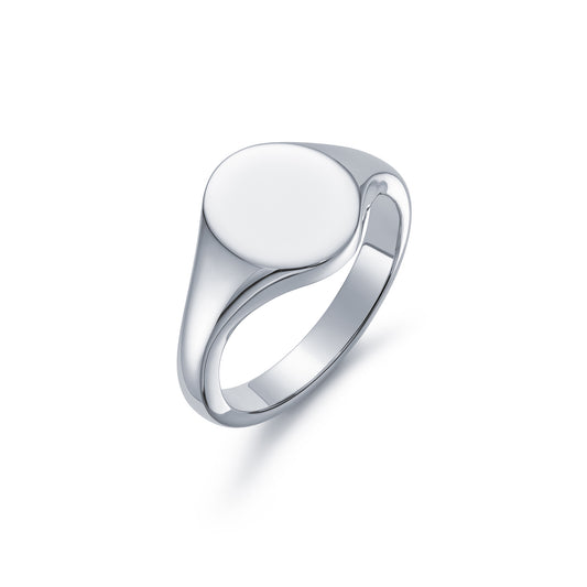 Oval Signet Ring 13x10mm