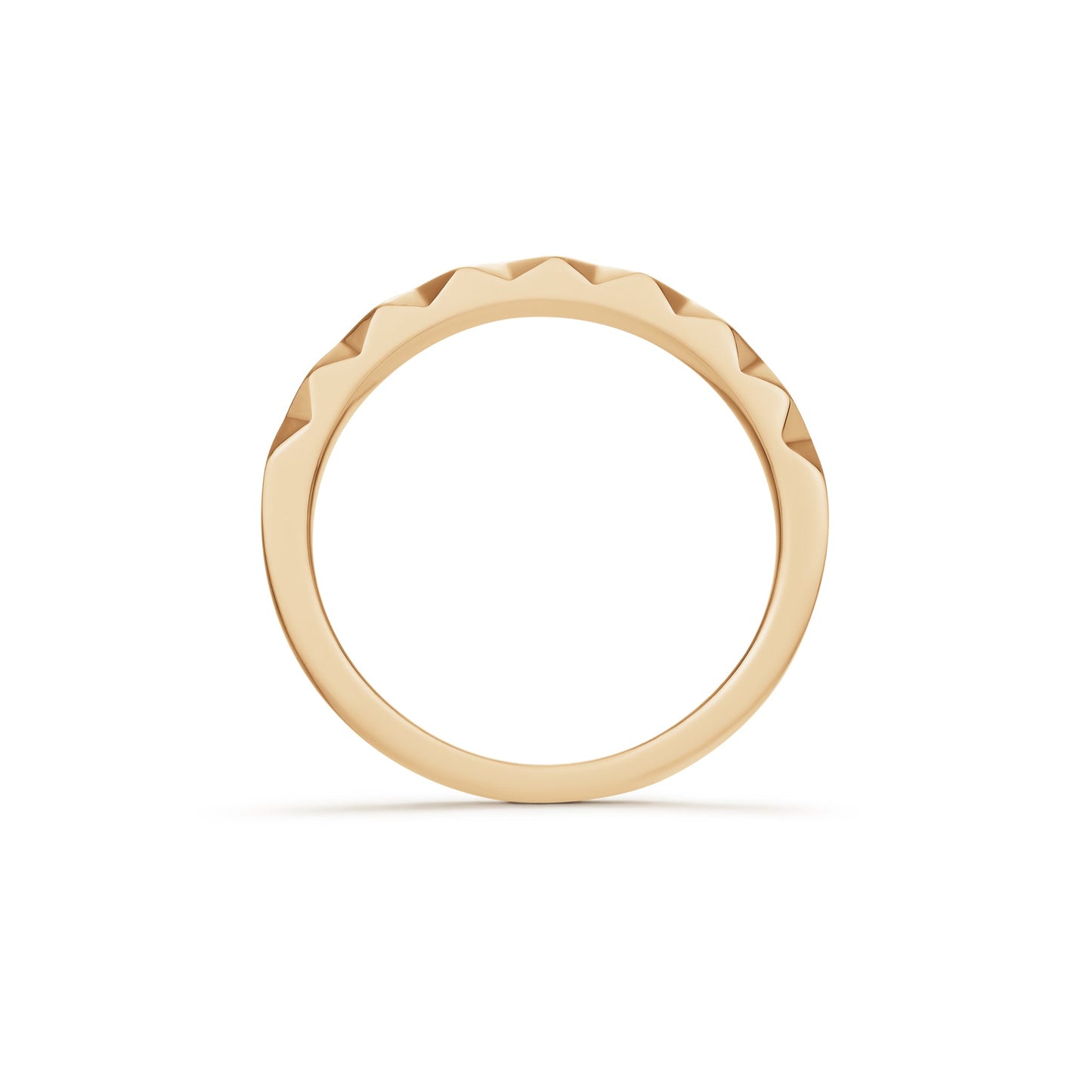 Carved Diamond Set Band 0.14ct
